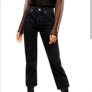 Citizens of Humanity Vintage black straight crop jeans 🖤